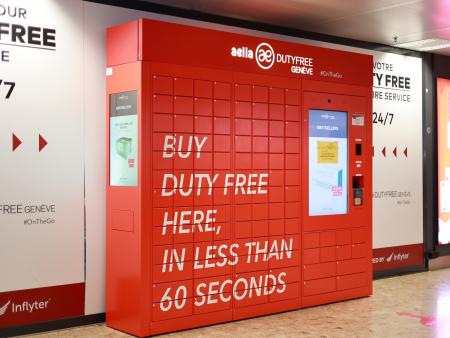 Lagardere Travel Retail - Duty-free vending machine at Geneva Airport